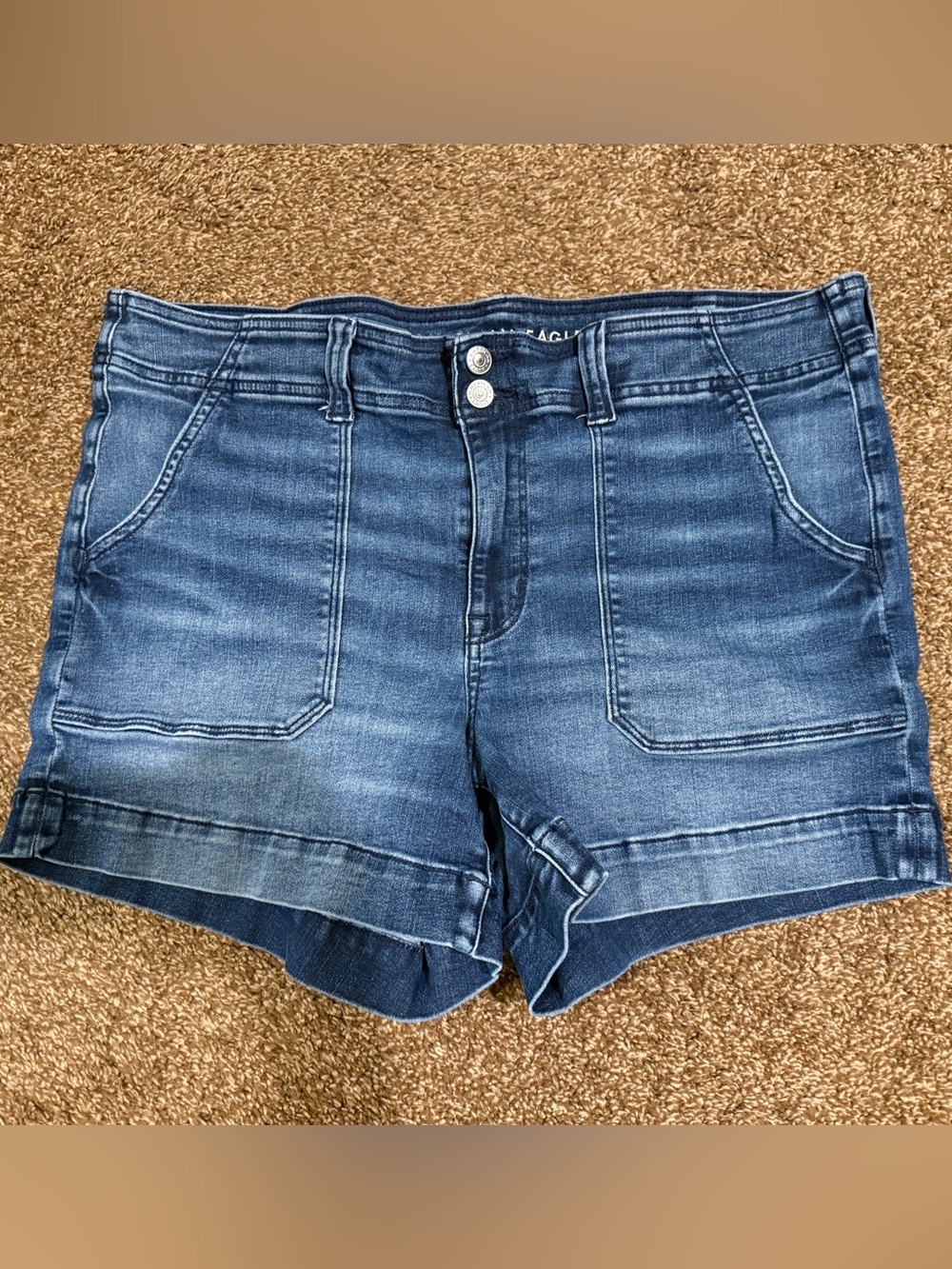American Eagle Outfitters Women’s Dark Blue Denim Shorts